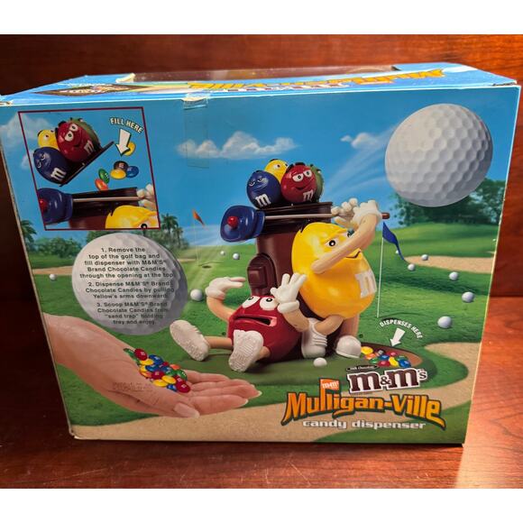 M&M's Mulligan-ville Candy Dispenser Collectors Edition W/Candy First In Series - Picture 4 of 10
